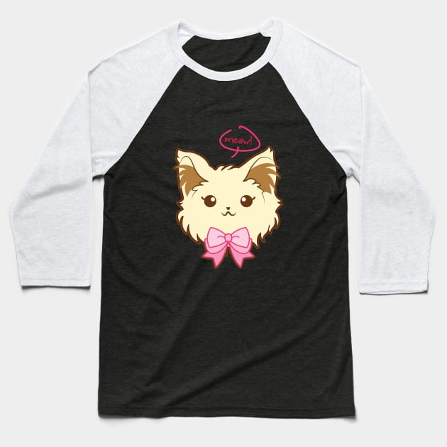 Lady Maine Coon Baseball T-Shirt by diddylla